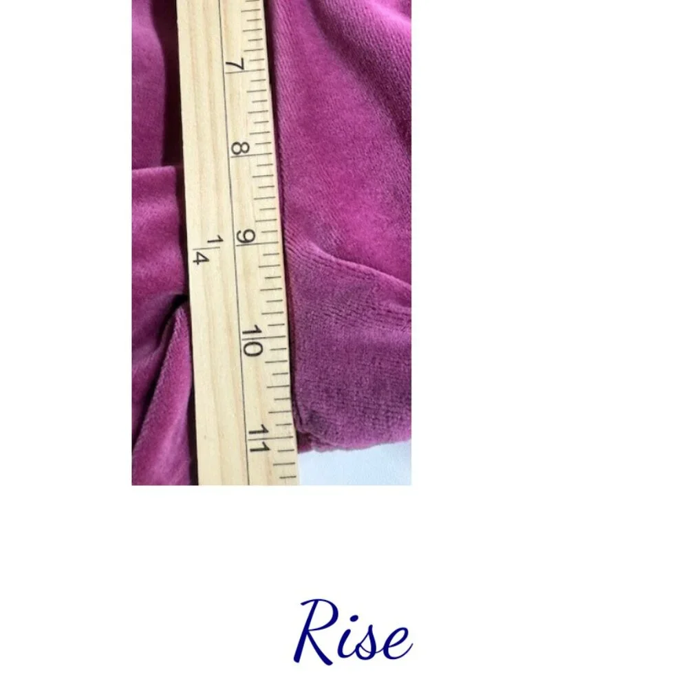 Hanes Women’s Velour Pants Burgundy Size XL - Comfy for Cool Nights